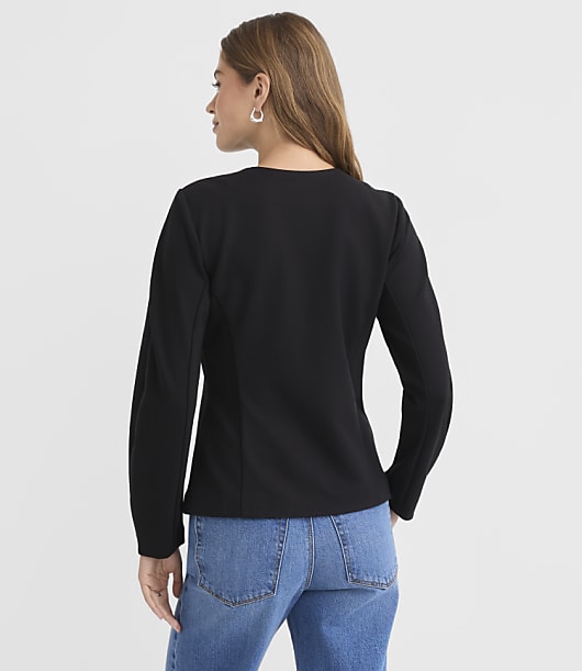 Seamed Ponte Jacket