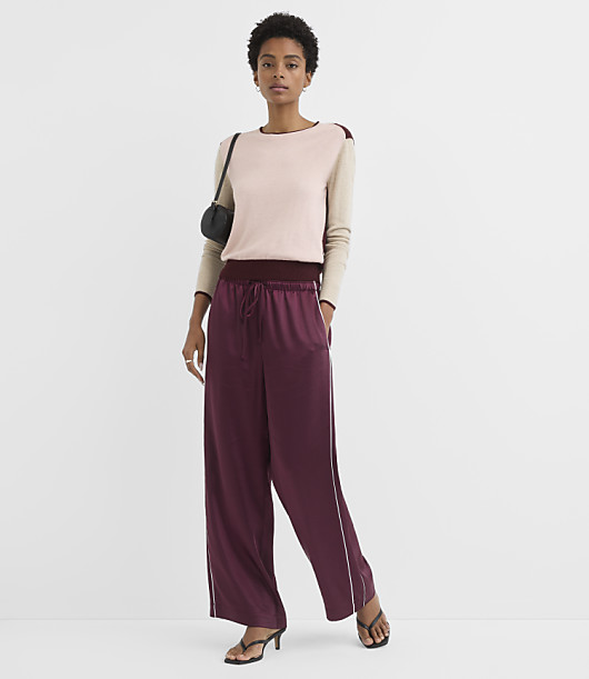 Petite Colorblock Luxe Knit Sweater