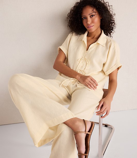 Haven Well Within Linen Wide Leg Pants