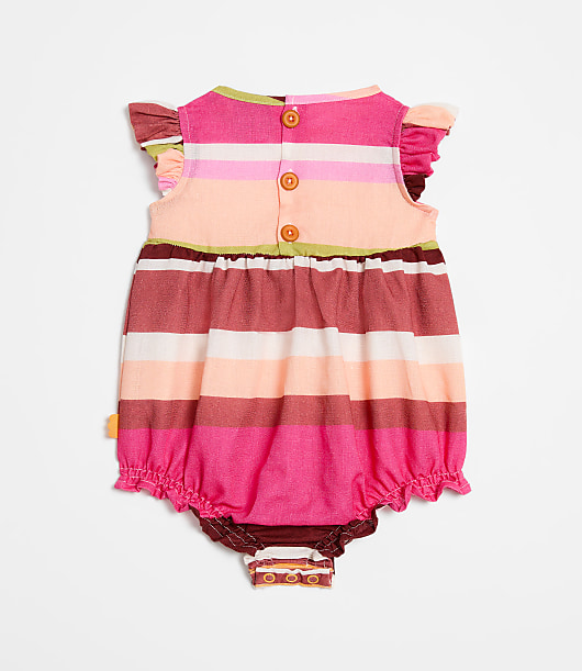 LOFT x Mon Coeur Linen Stripe Romper