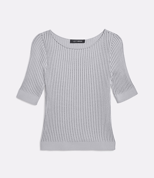 Petite LOFT Versa Elbow Sleeve Sweater