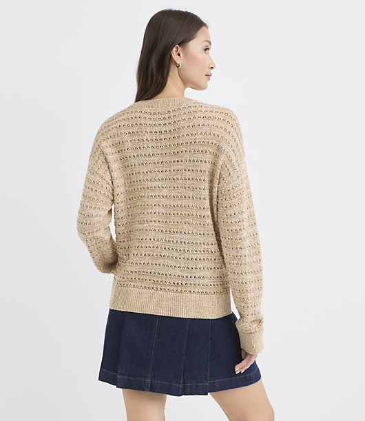 Marled Stitchy Sweater