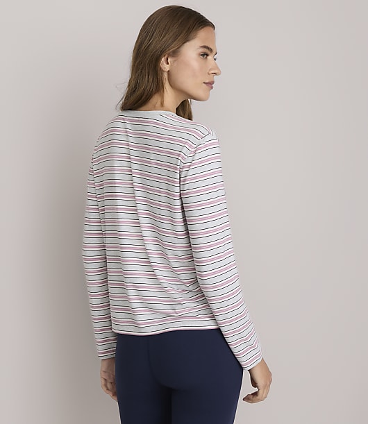 Petite Lou & Grey Striped Essential Modal Long Sleeve Tee