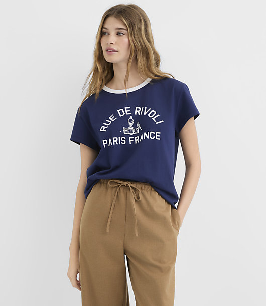 Rue De Rivoli Jersey Relaxed Tee