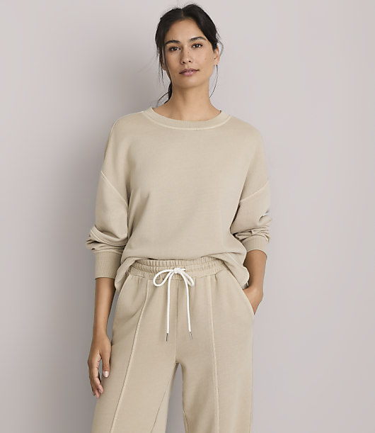Lou & Grey Garment Dyed Terrysoft Top