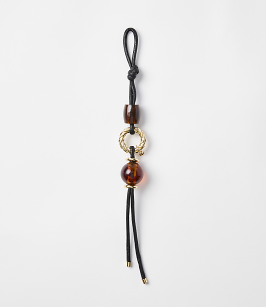 Twist Beaded Bag Charm