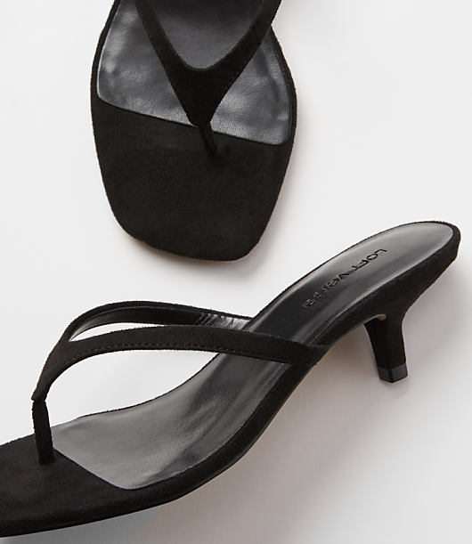 LOFT Versa Heeled Thong Sandals