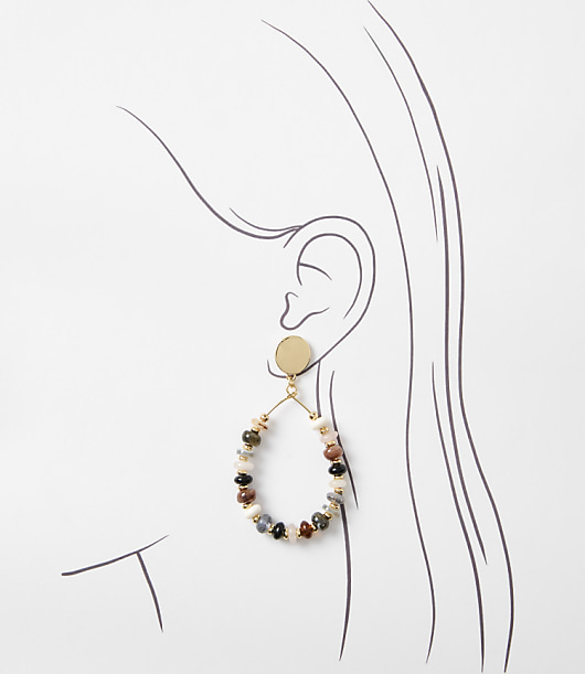 Spliced Hoop Earrings