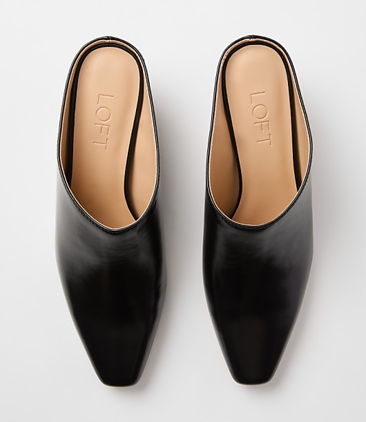 Modern Heeled Mules