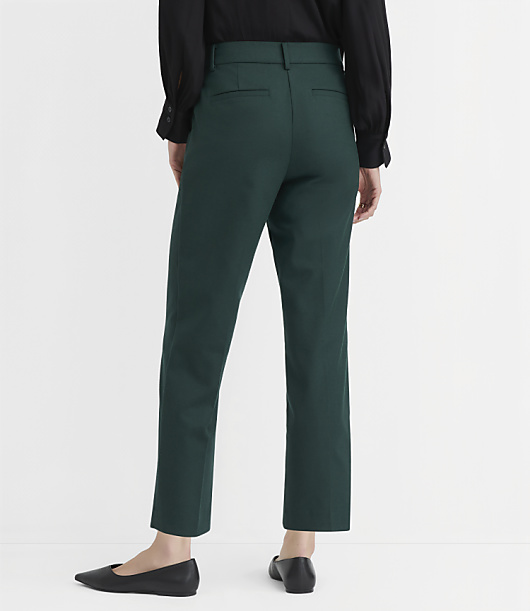 Curvy Riviera Slim Pants in Brushed Flannel