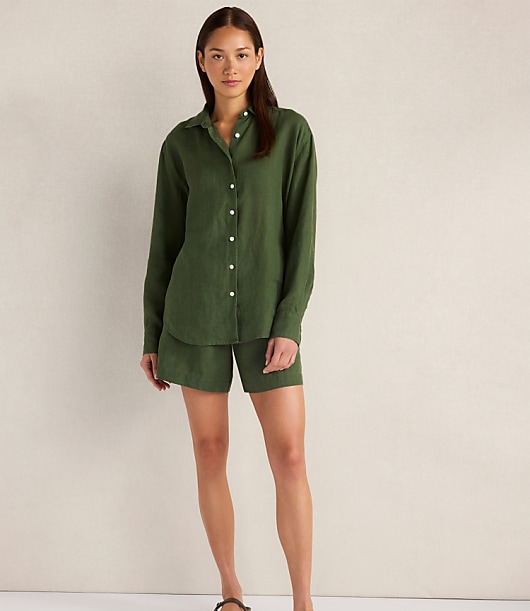 Loft Haven Well Within The Daily Shirt in Linen