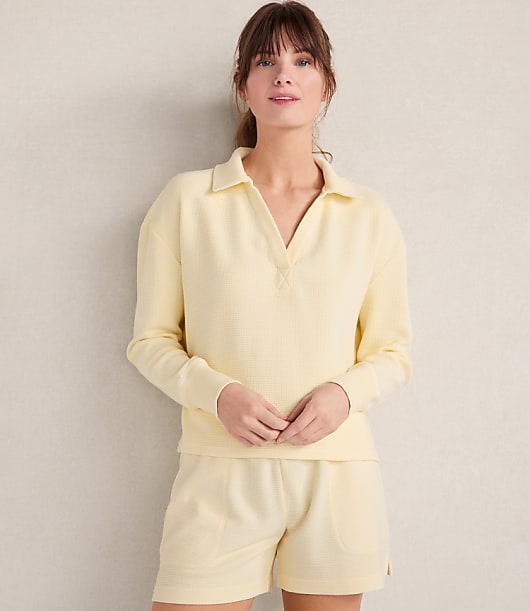 Haven Well Within Organic Cotton Waffle Shorts