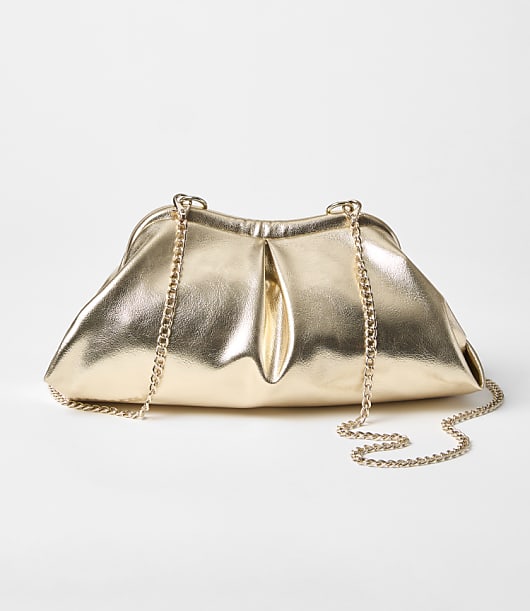 Lately Clutch Bag - Goldtone