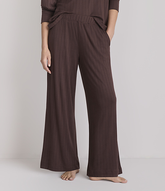 Lou & Grey Brushed Pointelle Pajama Pants