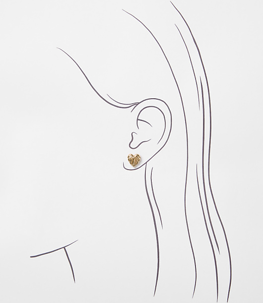 Tortoiseshell Print Stud Earring Set