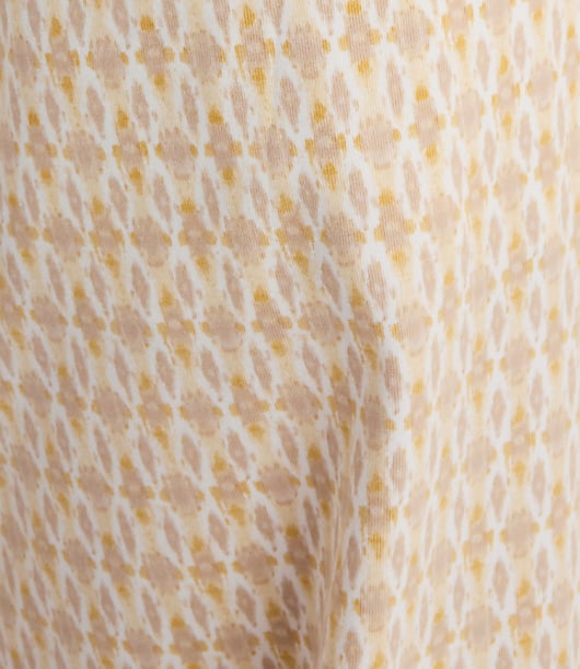 Haven Well Within Organic Cotton Jersey Ikat Foulard Pajama Top