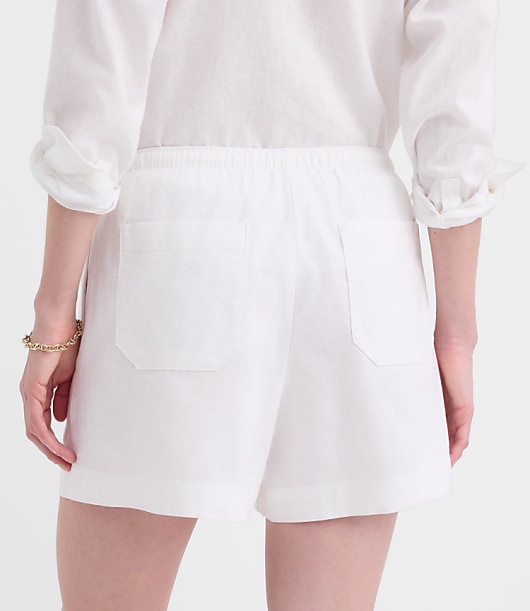 Sawyer Pull On Shorts in Linen Cotton