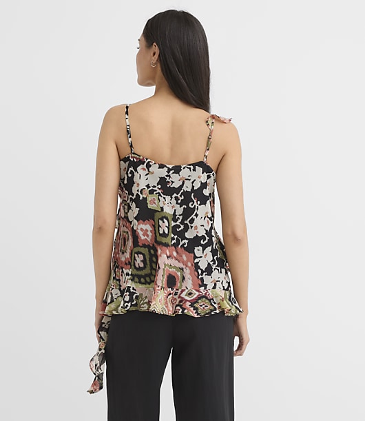 Petite Garden Cascading Ruffle Cami