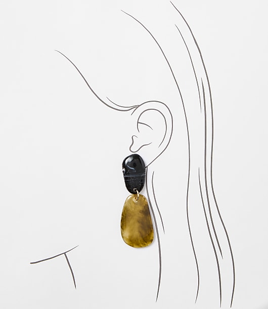 Modern Double Drop Earrings