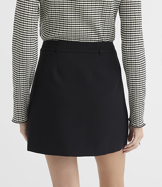 Petite Belted Mini Skort