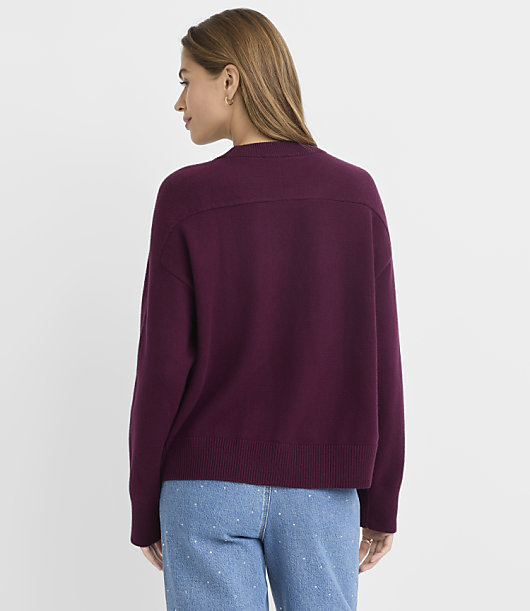 Oversized Saddle Sleeve Sweater