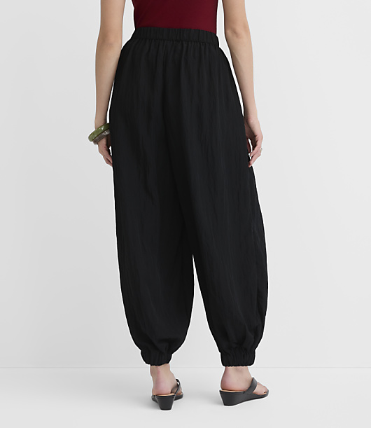 Petite Crinkle Balloon Pants
