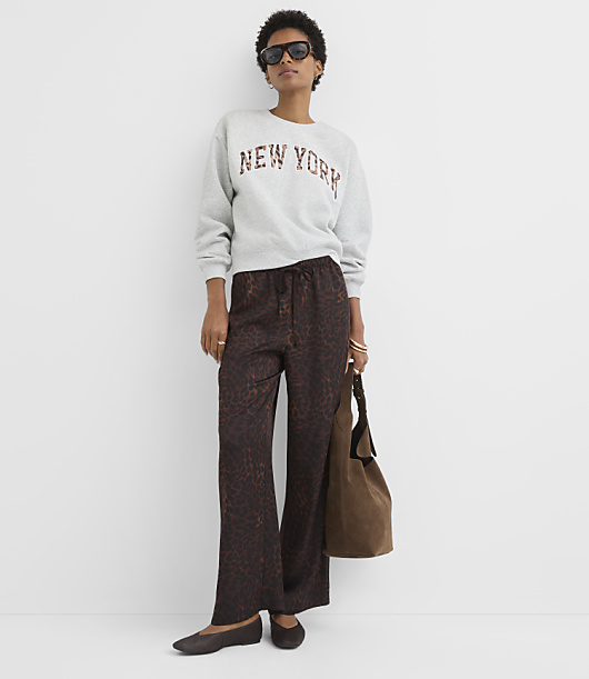 Leopard Print New York Sweatshirt