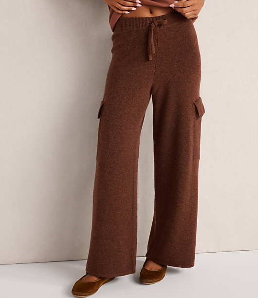 Haven Well Within Cashmere Wide Leg Cargo Pants