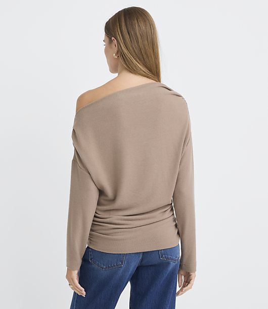 Ruched Off The Shoulder Top