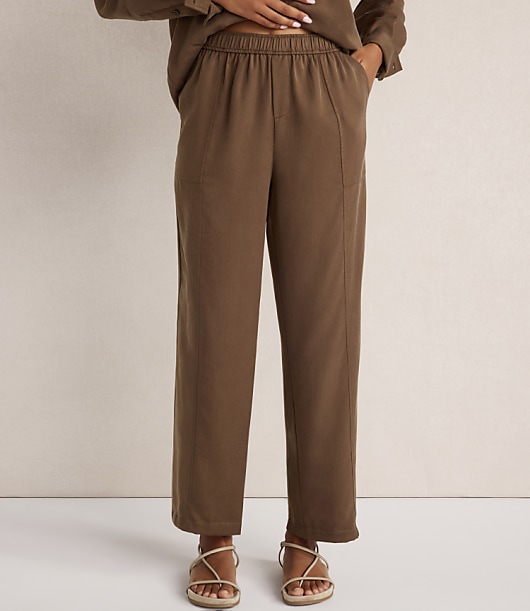 Haven Well Within Drapey Twill Tapered Leg Pants