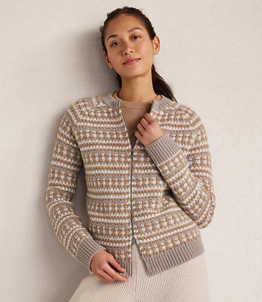 Loft Haven Well Within Balance Merino Wool Blend Bomber Jacket