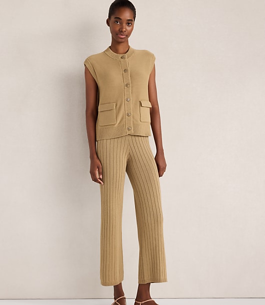 Haven Well Within Organic Cotton Button Front Vest