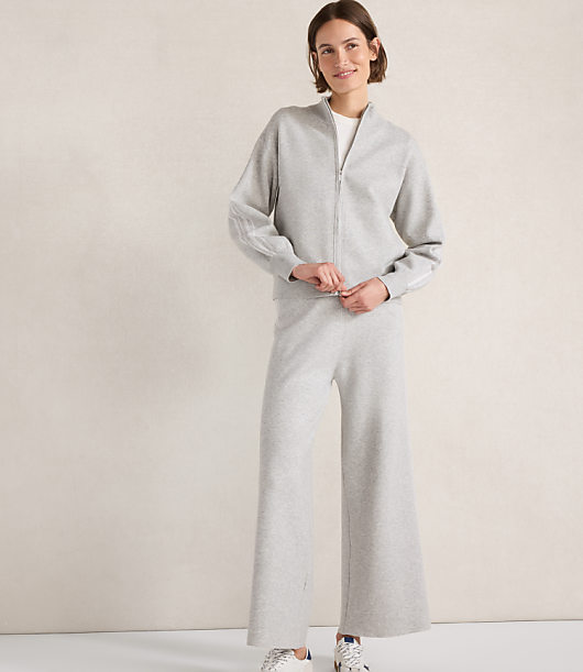 Haven Well Within Side Stripe Zipper Cardigan