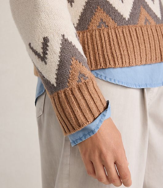 Haven Well Within Cotton Blend Fair Isle Sweater