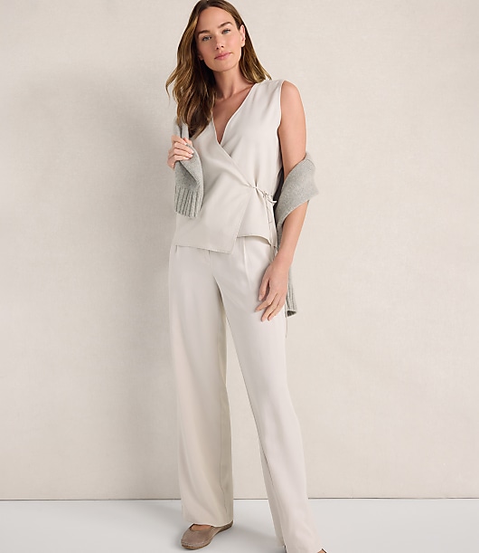 Haven Well Within Drapey Twill Wrap Top