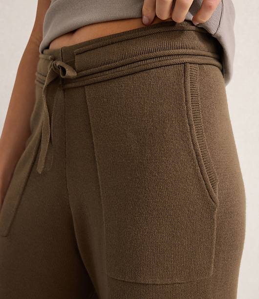 Haven Well Within Organic Cotton Knit Wide Leg Pants