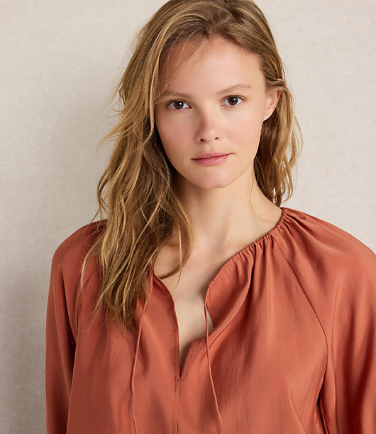 Haven Well Within Luxe Modal Raglan Split Neck Top