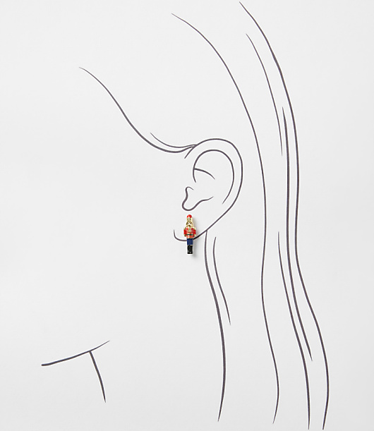 Nutcracker Stud Earrings