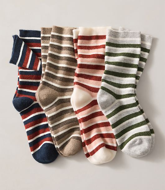 Haven Well Within Cashmere Bold Stripe Socks