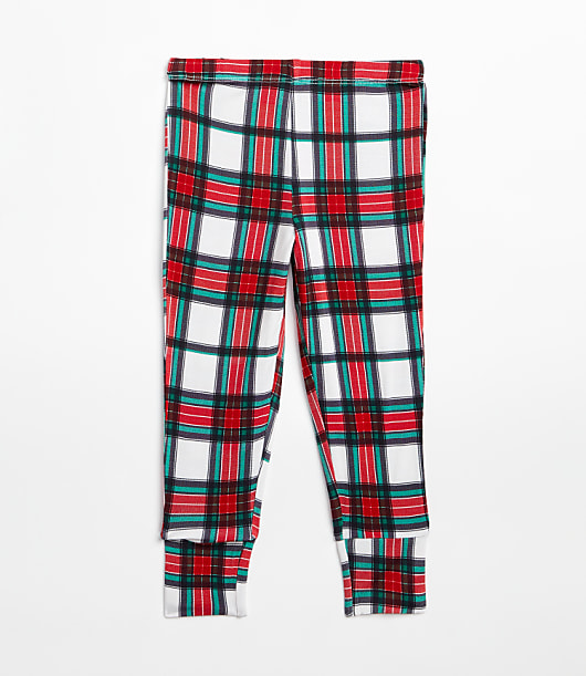 Posh Peanut Plaid Long Sleeve Basic Pajama Set
