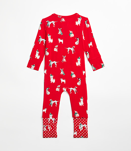 Posh Peanut Holiday Dog Convertible One-Piece