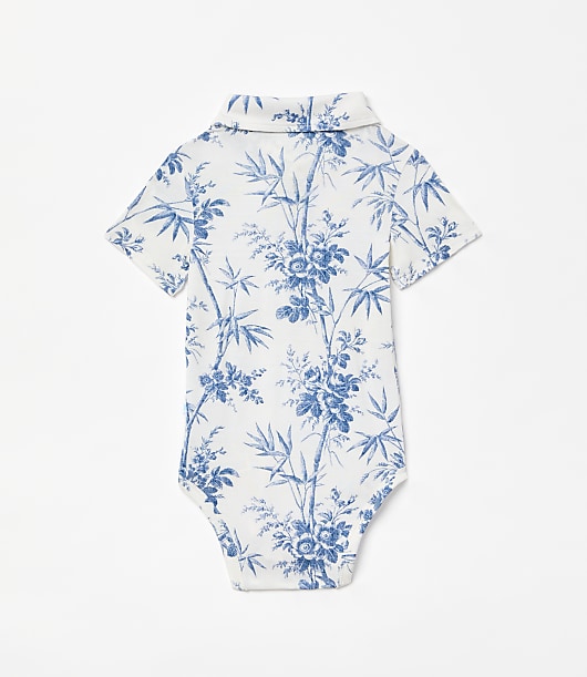 Posh Peanut X LOFT Palm Short Sleeve Collared Bodysuit