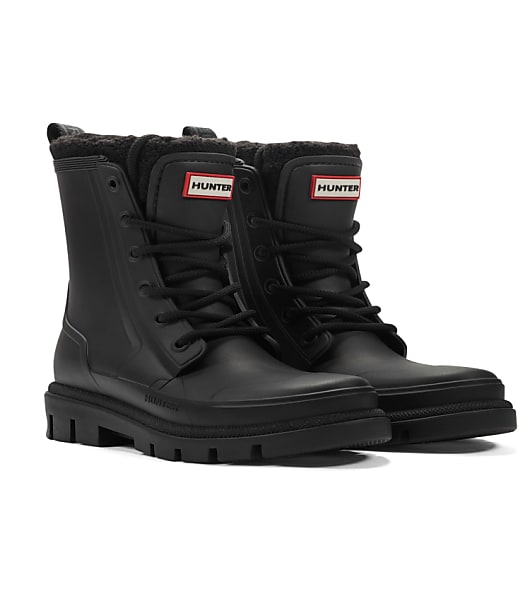Hunter Diana Waterproof Lace-Up Boots