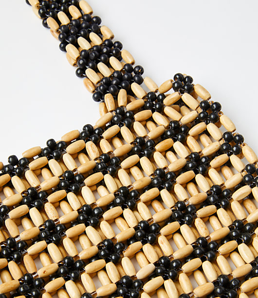 Salt + Umber Nora Beaded Tote Bag
