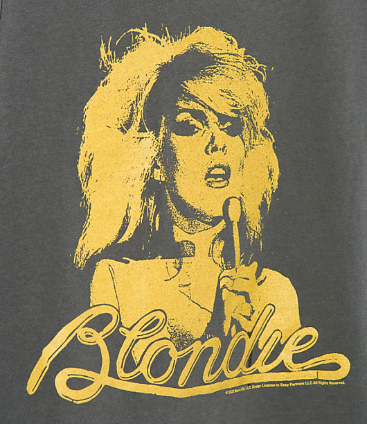 Junk Food Blondie Gold Cropped Muscle Tank