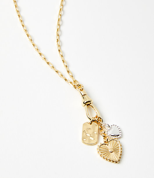 Heart Charm Y Necklace