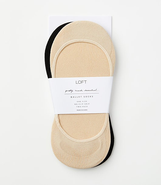 Ballet Flat No Show Sock Set