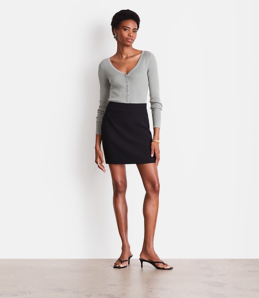 loft versa seasonless stretch vest mini pocket dress LOFT Versa Seasonless Stretch Vest Mini Pocket Dress