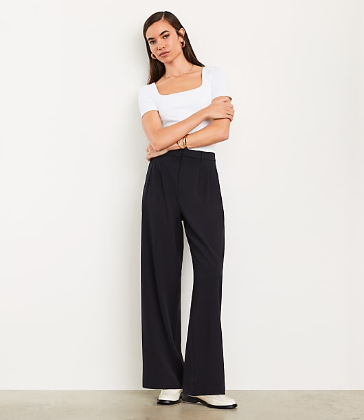 loft black dress pants Black Office Pants