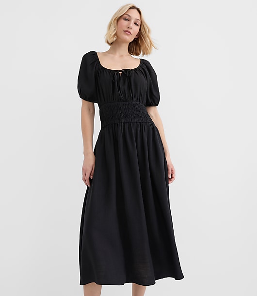 princess polly yellow dress Loralei Shirred Maxi 03/30/2026 Delivery have for the modern Color:Indigo Grey ALICE + OLIVIA Yellow